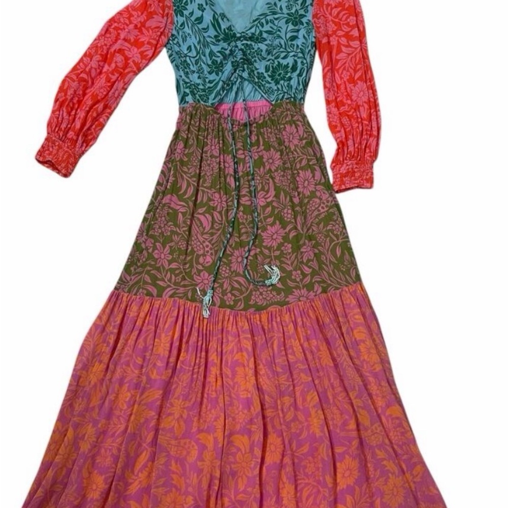 Farm Rio x Anthropologie tiered maxi dress - Picture 4 of 5
